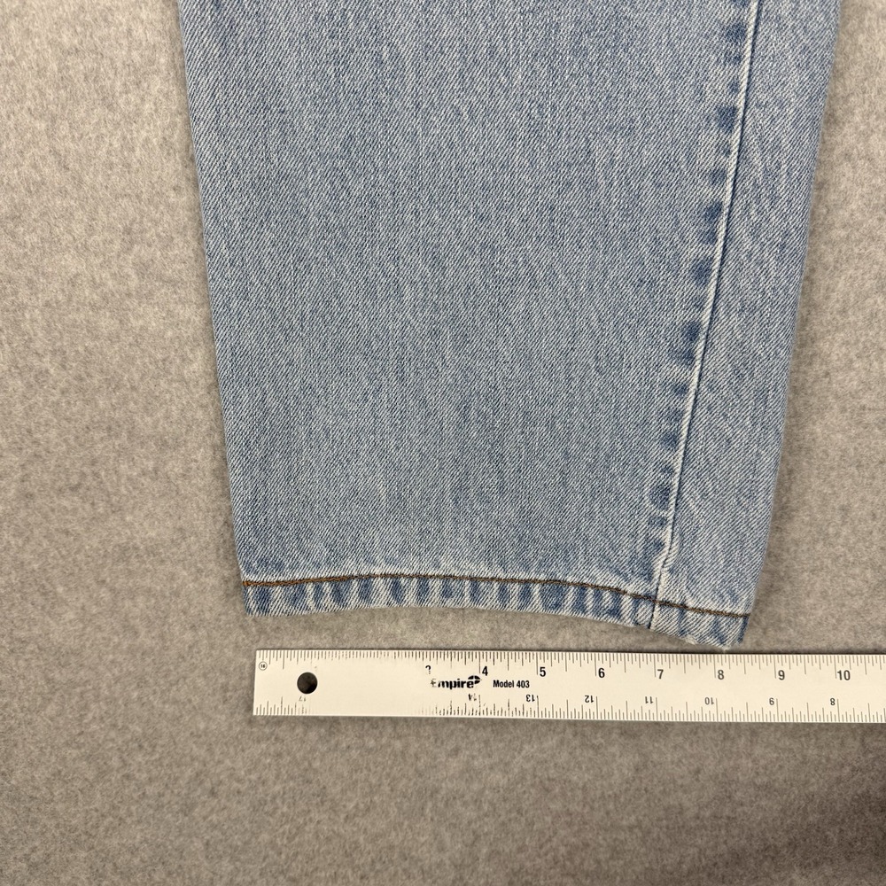 Vintage Levis Jeans Mens 38x30 Light Wash 505 Regular Straight Leg Y2K Denim - Picture 13 of 14